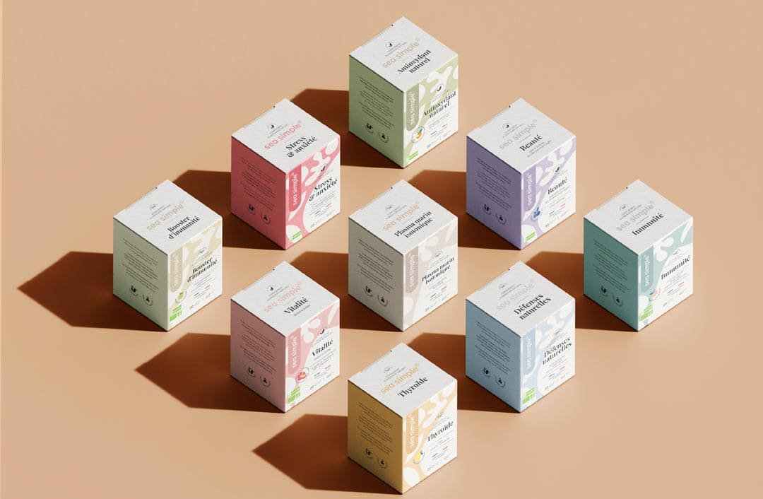 sea simple, image de marque et packaging