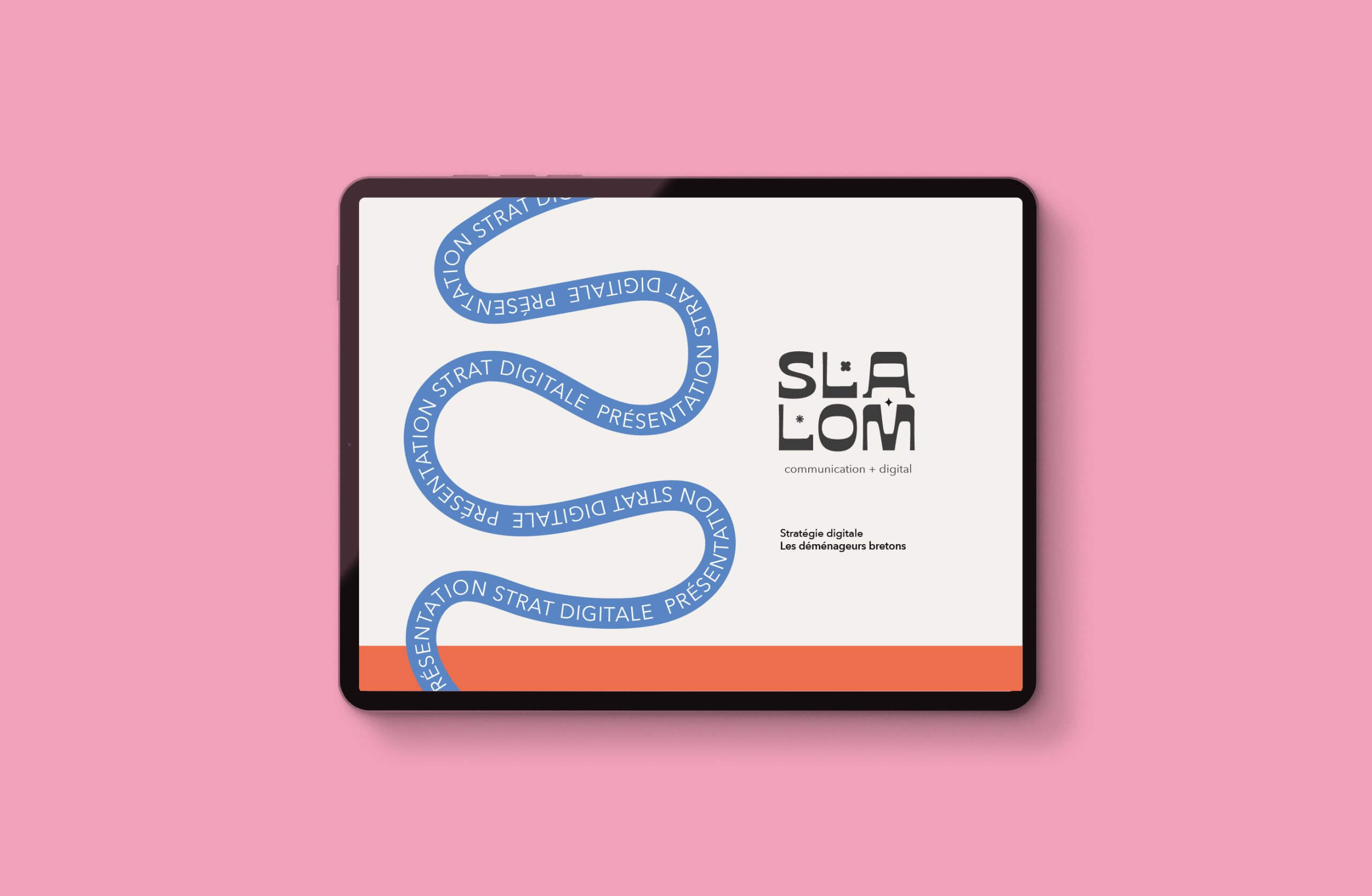 identité visuelle de slalom par l'agence reuss